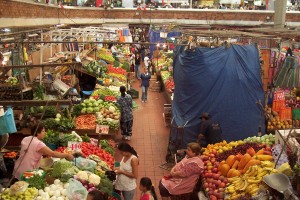crowded marketplace